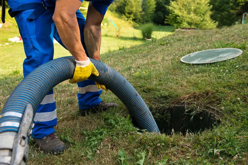 Septic tank pumping